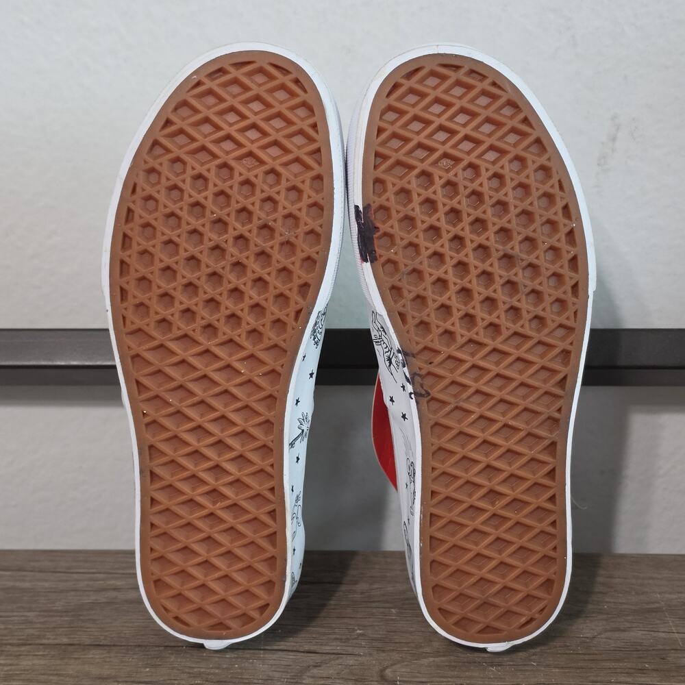 Vans Authentic Unidentified U-Paint Women's Skate Shoes Sneakers Size 7 White - Picture 5 of 11